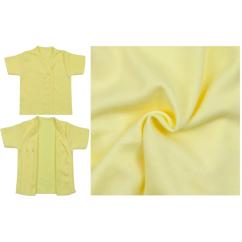 ToBeInStyle Girl's 4-Pack Short Sleeve Kimono Tee Shirts - Pastel