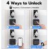 Fingerprint Gym Locker Lock with Code Keypad, Anweller Waterproof Keyless