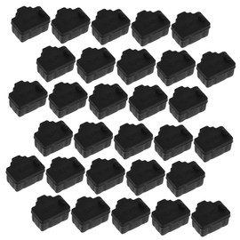 CAXUSD 50pcs Ethernet Port Jack Plug Stopper Protector Dust Cover for Routers Computers and Tvs Portable Network Plug Caps for Idle Ports Black