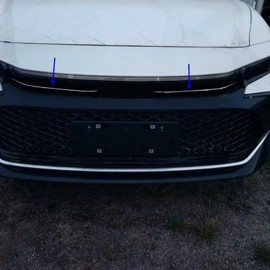 Hyorabyn Toyota Crown Crossover 35 Series 16th Generation 2022.9 to Present Front Grille Molle Scratch Resistant Bumper Dress Up Front Emblem Garnish Stainless Steel