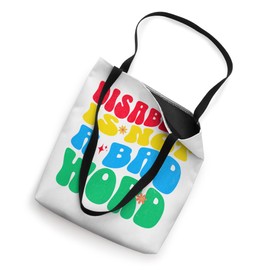 Disabled is Not a Bad Word Groovy Disability Pride Month Tote Bag