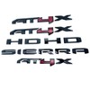 Side Door Rear Tailgate Letters Emblem Badge Replacement for 2023-2024