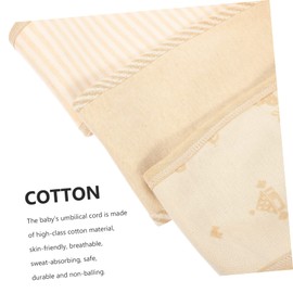 VICASKY 3pcs Cotton Belly Band Newborn Abdomen Protector Soft Skin-friendly Accessory for Comfort Warmth Washable Reusable Suitable for Tummy Care