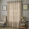 SKL Home by Saturday Knight Chainlink Window Curtain Panel,52x84,Spice
