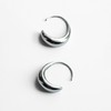 Echtzeit Hoop Earrings EJ-0001, Stainless Steel, No Gemstone