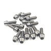 4Pcs Titanium Bike Bolts, M6x18mm 20mm Hex Tapered Head for