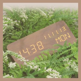 Pokanic Wood Digital Alarm Clock Desk Time, Date(MM/DD/YY), Day of The Week, Temperature, Nightlight Large LED Display Portable Lamp Bedroom, Office, School, Home, Livingroom, Room (Brown)