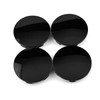 Wheel Center Caps 62mm 58mm 4pcs Black Wheel Center Caps