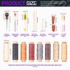 Swpeet 26Pcs Bookbinding Kits, Including Real Bone Folder Creaser, Paper