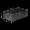 JAPCHET 3 Pack 25.5 x 15 x 7.6cm Fridge Storage