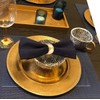 Napkin Ring, Round Metal Serviette Napkin Holder for Wedding Party