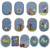 Woohome 13 PCS Iron On Denim Patches Animal Sewing Knee