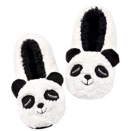 Womens Panda Slipper Socks With Non Skid Bottoms, Cute Cartoon Gift for Adults