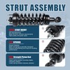 Vextone - 2x Front Struts Shock Absorbers Complete Assembly -