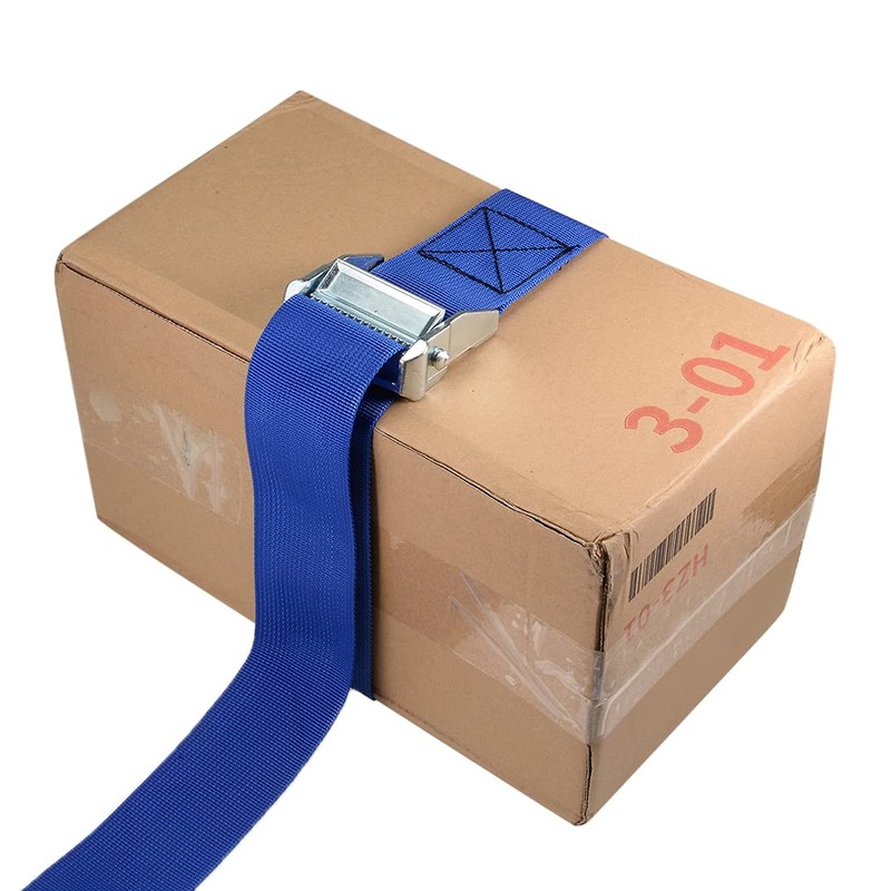 sourcing map Tie Down Strap Cam Buckle Lashing Strap 2"