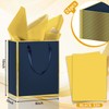Epoesch 24 Pack Gift Bags with Handles & 24 Tissue
