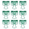 19mm 80pcs Binder Clips Strong Clamping Force Metal Hollow Tail