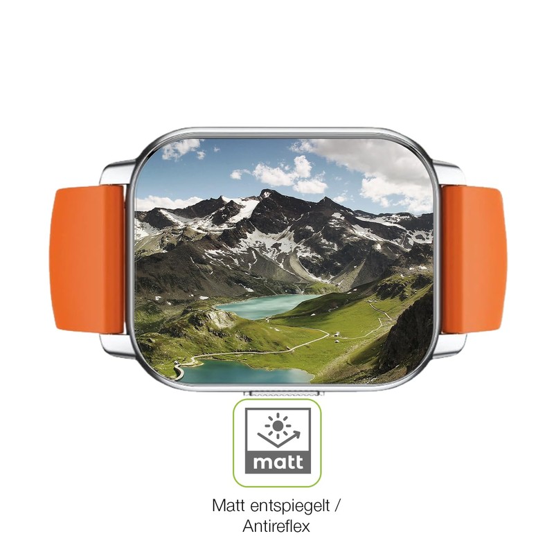 dipos FLEX 2x Schutzfolie matt passend für Poonur Y6 1.95