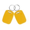 OBO HANDS 10pcs Yellow Dual Frequency RFID Keyfob 125khz and
