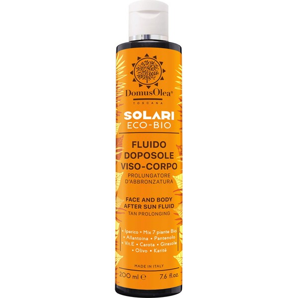 Domus Olea Toscana Face & Body After-Sun Fluid, 200 ml