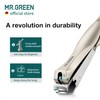 MR.GREEN Nail Clippers Stainless Steel Anti Splash Fingernail Cutter Manicure