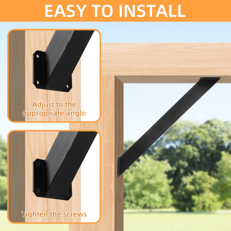 4PC 45 Degree Angle Support Bracket 45-Degree Angle Corner Braces
