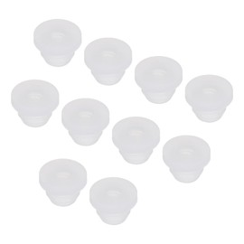 sourcing map 20Pcs Snap Rubber Grommet Plug Mount Dia 6mm ID 3.5mm Narrow Groove Width 2mm Seal Anti-Scratch for Electrical Box Cable Pipes Transparent