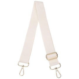 uxcell Purse Straps Replacement Crossbody, 51 Inch Wide Shoulder Bag Strap Adjustable Canvas Straps for Handbag Wallet Clutch Crossbody Bags, Beige