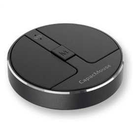 Gloture [CapacMouse] Ultra Small Wireless Mouse, Capac Mouse, Wireless Connection (Bluetooth 5.2 / 2.4G Receiver), Wired Connection, DPI Adjustment (1000 / 1600 / 2400), Charging 30 Minutes, 30 Hours