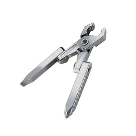Multifunction Tool, 2 Pieces 3-in-1 Portable Stainless Steel Multifunction Tool Lightweight Multifunction Tool with Pliers Stripping Tool for Camping Outdoor Indoor Home Use