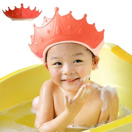 Duschhauben für Kinder, Baby-Duschhaube, verstellbar, Haarwäsche, Shampoo, Baby-Visier für Augen, Ohren und Gesicht