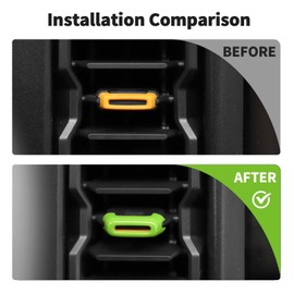 JWWY for Bronco Center Console Air Conditioning Vent Adjustment Device Decoration Cover Trim Compatible with Ford Bronco Interior Accessories 2021-2026+ 4PCS Green