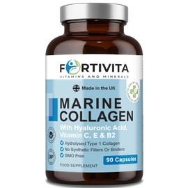 Marine Collagen 1000mg with Hyaluronic Acid - 90 Capsules