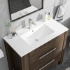 Sarlai 36-Inch Modern Drop-In Vanity Easy Clean Bathroom Sinks Ceramic