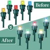 Honoson 180 Count 5 mm Winter LED Replacement Bulbs Bulk