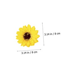 KOMBIUDA Sunflower Head Bouquet Box Pcs Soap Flowers Shower Decor for Birthday Mother's Day Decorative