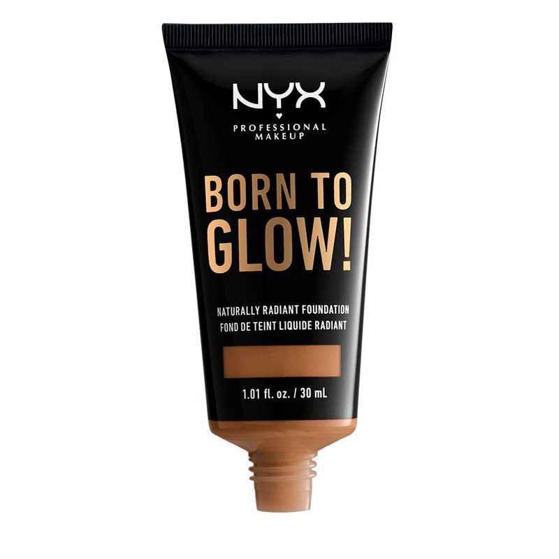 NYX PROFESSIONAL MAKEUP Born To Glow Naturally Radiant Foundation, Medium