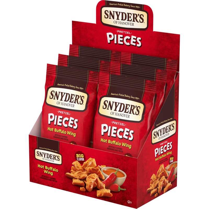 Snyder's of Hanover Pretzel Pieces, Hot Buffalo Wing, 3.25 Oz,