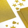 TaoBary 120 Sheets A5 Gold Glitter Cardstock, No Shedding Shiny
