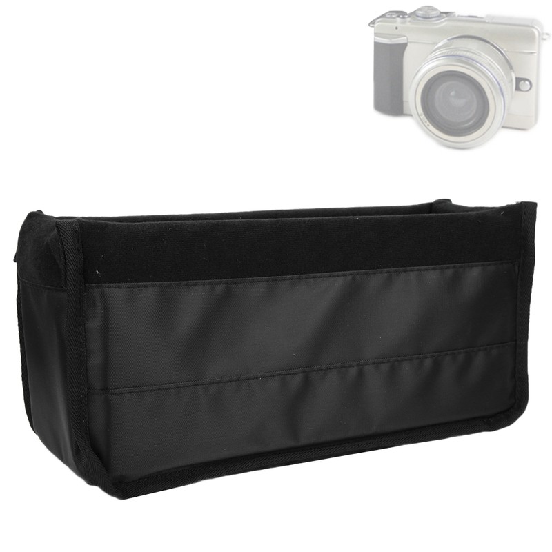 Waterproof Shockproof DSLR Camera Lens Insert Bag Padded Partition Case