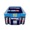 Rayovac AA Batteries, Double A Battery Alkaline, 60 Count