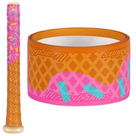 Lizard Skins DSP Ultra Outburst Baseball Bat Grip - 0.5mm 1.1mm – Next-Gen Durasoft Polymer Bat Tape (Pink Scoop, 1.1mm)