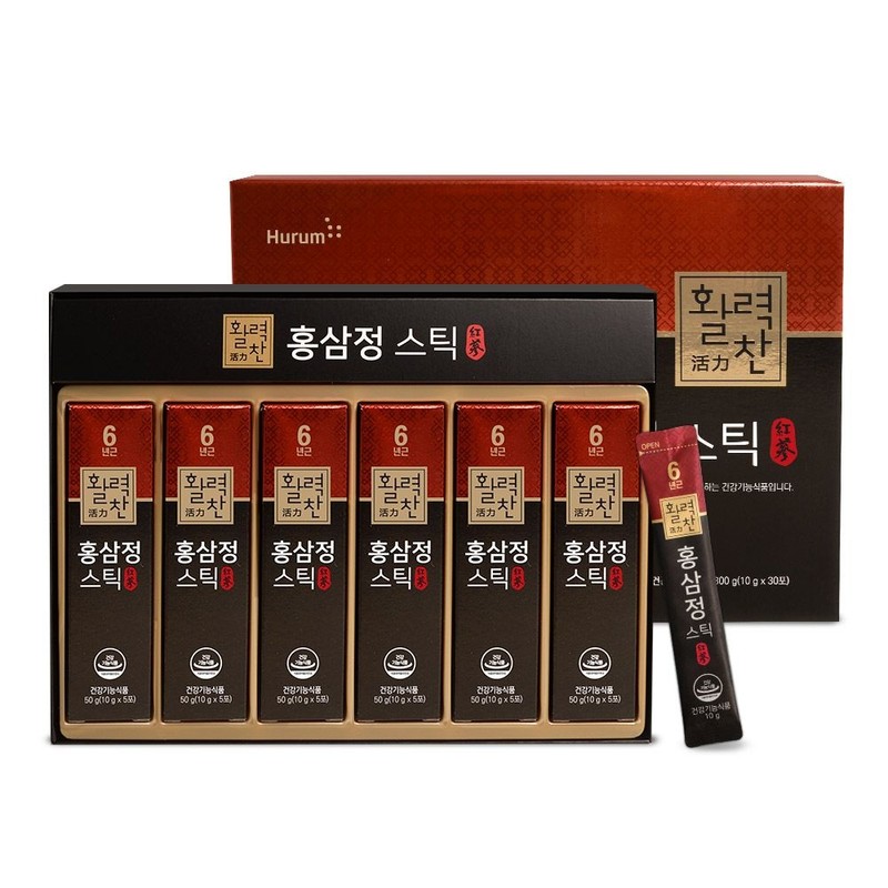Hurum Red Ginseng Stick Gift Set (10g*30 packs) (Choose 1/2