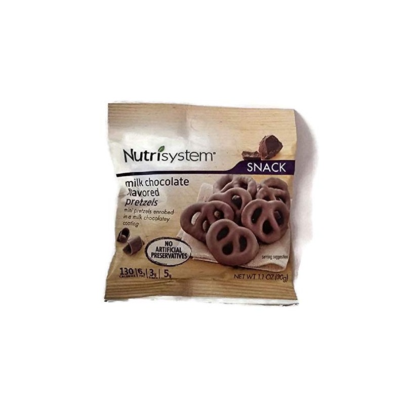 Nutrisystem Snack - Milk Chocolate Flavored Pretzels 130 Cal, 3g