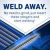 Pre-Ground TIG Tungsten Sharpened Electrodes Blue 2% Lanthanated 5-Pack (3/32"