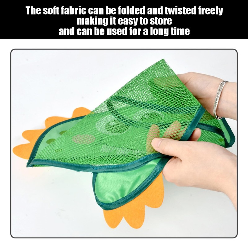 HDGSAFD 2 Pieces Dinosaur Shaped Storage Bag, Bathroom Storage Bag,