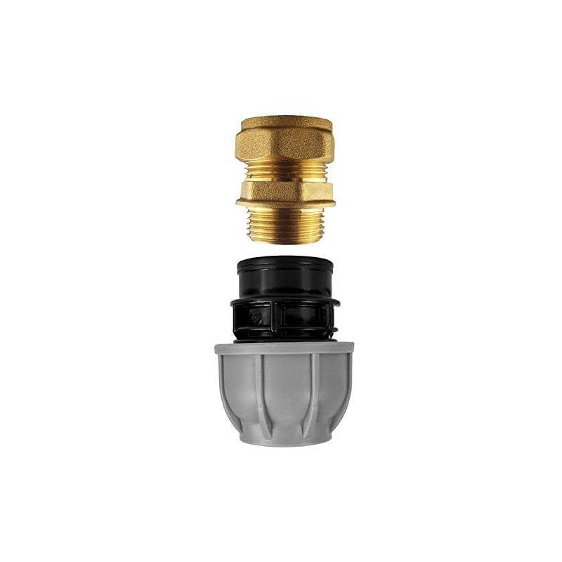 mdpe Water Supply Pipe Connector/Fittings/Joiners to Copper Pipe connectors (20mm