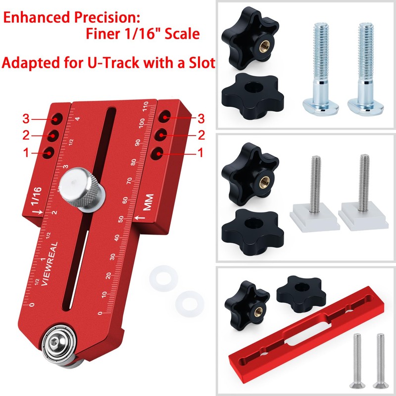 ViewReal Thin Rip Jig for Table Saw – Extended Fence
