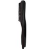 Electric Hair Straightener Comb Anti Scald Beard Straightener Brush (Black