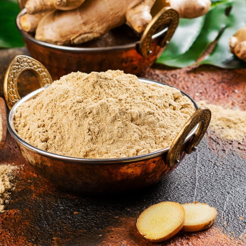 GranAroma Ground Ginger, 8 oz, Pure Root Powder, Indian &